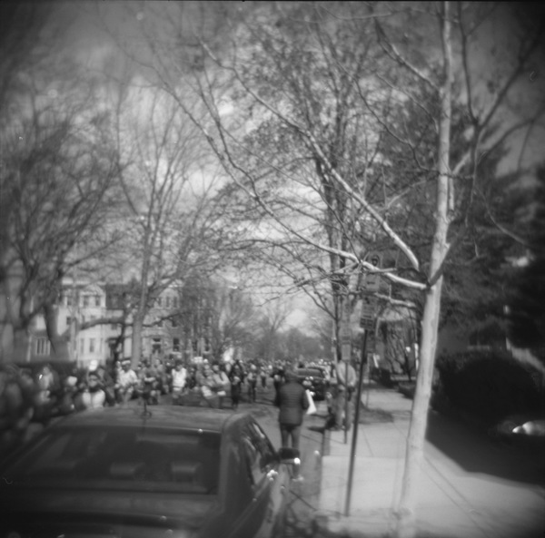Small photo of Rock-and-Roll Marathoners Pouring up 13th St