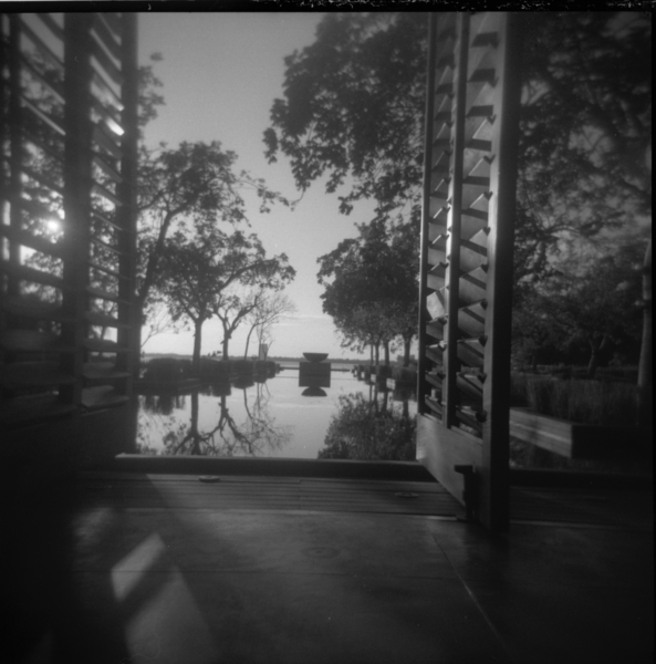 Small photo of View from the lobby entrance